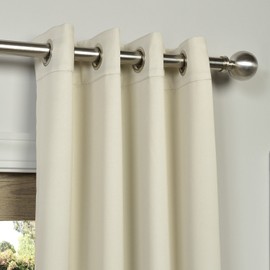 HPD Half Price Drapes Grommet Room Darkening Curtain 50 X 96 (1 Panel), BOCH-120601-96-GR, Egg Nog, 50W x 96L