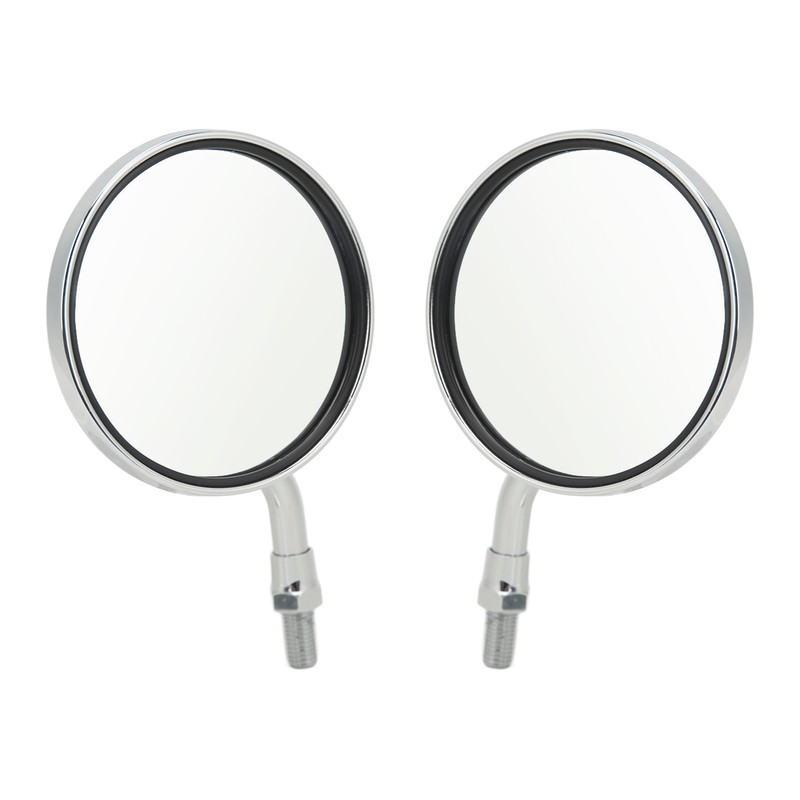 Universal Rear View Mirror 3.4in Wide Vision Handlebar Rear View