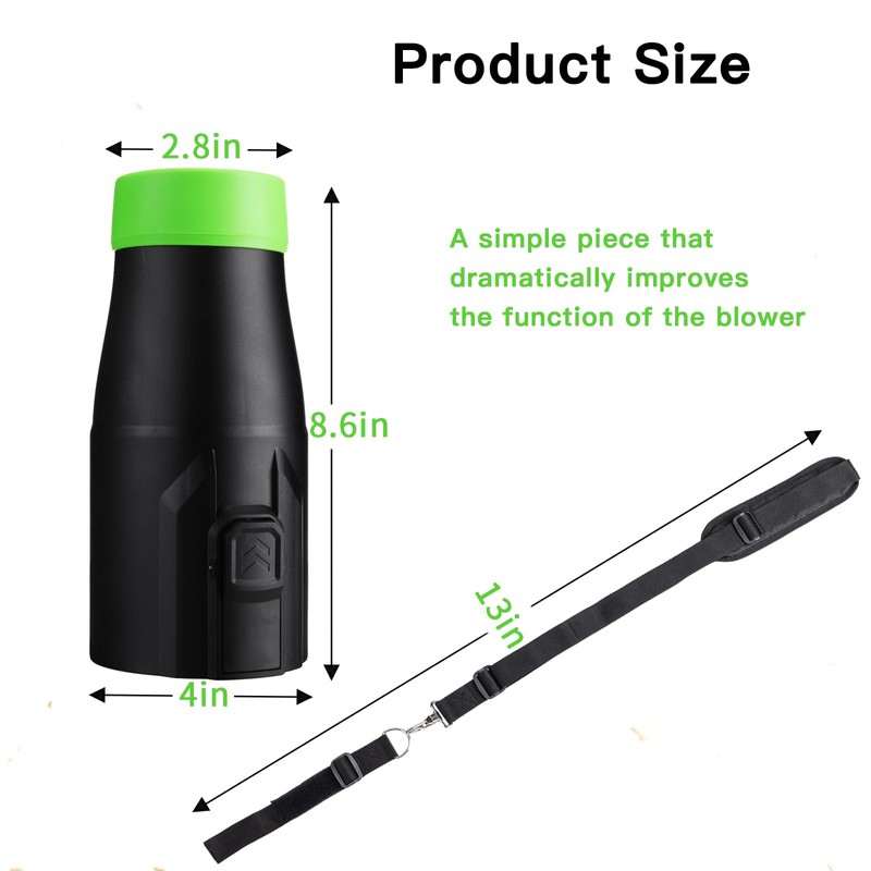 Uniqwamo Car Drying Nozzle Compatible for EGO Leaf Blower Nozzle