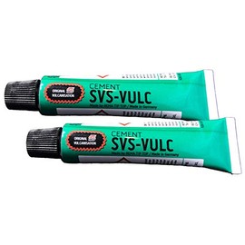 2 Tubes of Rema SVS-Vulc Tube Patch Vulcanizing Cement 5 Gram (7 ml)