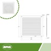 Amig - Square Aluminium Ventilation Grille with Mosquito Net |