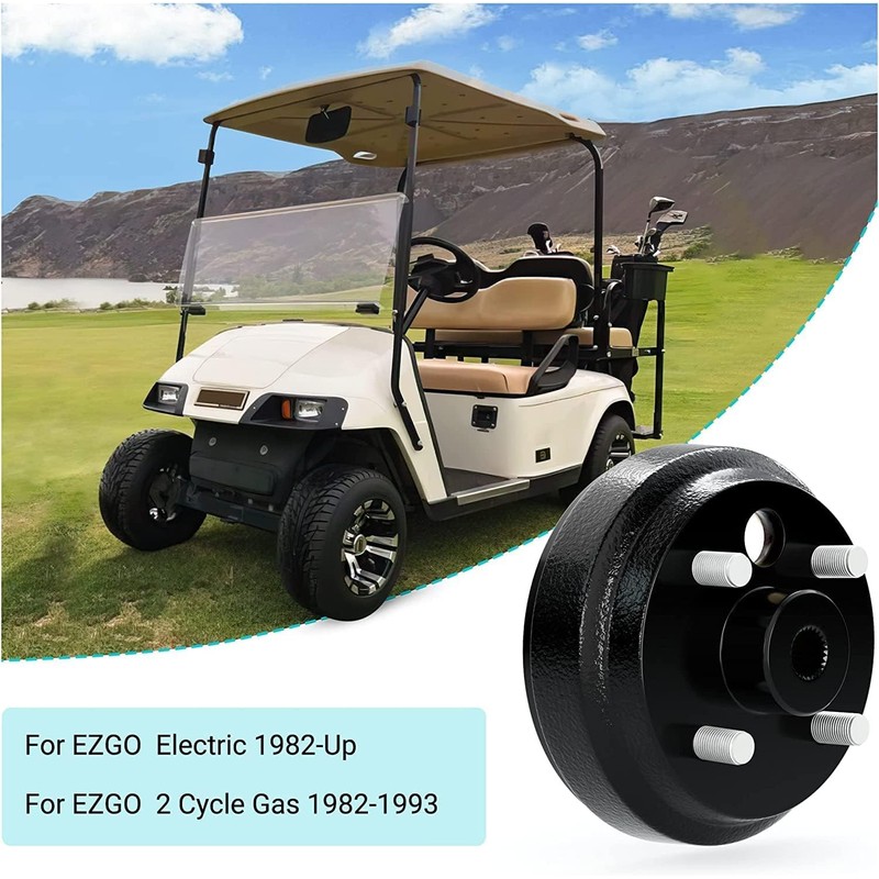 10L0L 19186G1P Brake Drum/Hub Assembly (Electric) for EZGO TXT