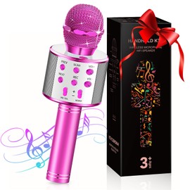 GeschenPark Gifts for 3-12 Year Old Girls, Kids Microphones for Kids Toys for 3-12 Year Old Girls Birthday Presents Gifts for Girls Age 3-12 Girls Toys Gifts LetsGO toyz