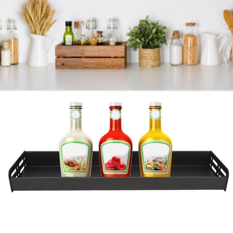 50cm Wall Mounted Spice Rack Multifunctional Wall Organizer Wall Storage