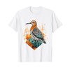 Buff-breasted Sandpiper Geometric Patten Art,Cute Bird Lover T-Shirt