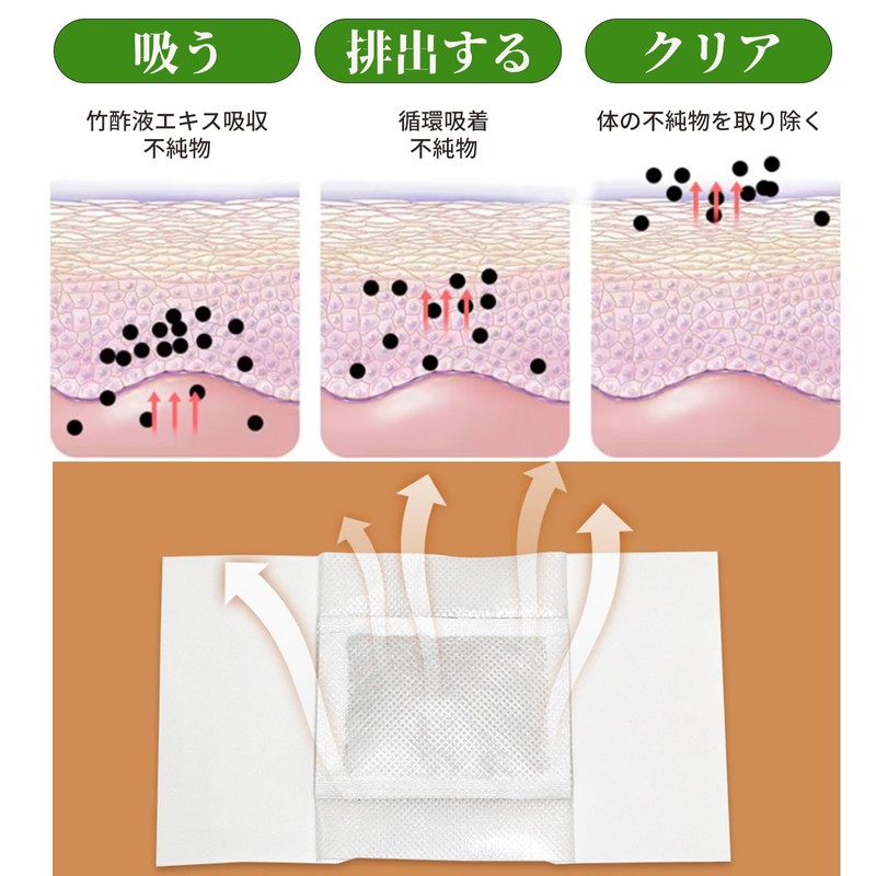 Foot Sheets, No Fire, Moxibustion, 30 Sheets (15 Feets), Foot