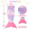 Catalonia Classy Glow in The Dark Mermaid Tail Blanket, Soft