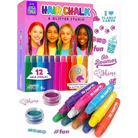 PURPLE LADYBUG Tizas Para El Cabello Lavables Para Niñas - Regalos Ideales Para Niñas De 6 A 10 Años(También Disponibles En Tallas Para Niños De 6 A 12 Años) Coloración Temporal Para Fiestas De Cumple