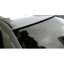 JR2 Painted Rear Window Roof Spoiler (Silver) Made for 2013 214 2015 2016 Honda Accord 4D Sedan