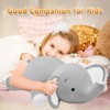 CSVBTRF Weighted Stuffed Animals, 4.2 lbs 23" Elephant Plush Hugging