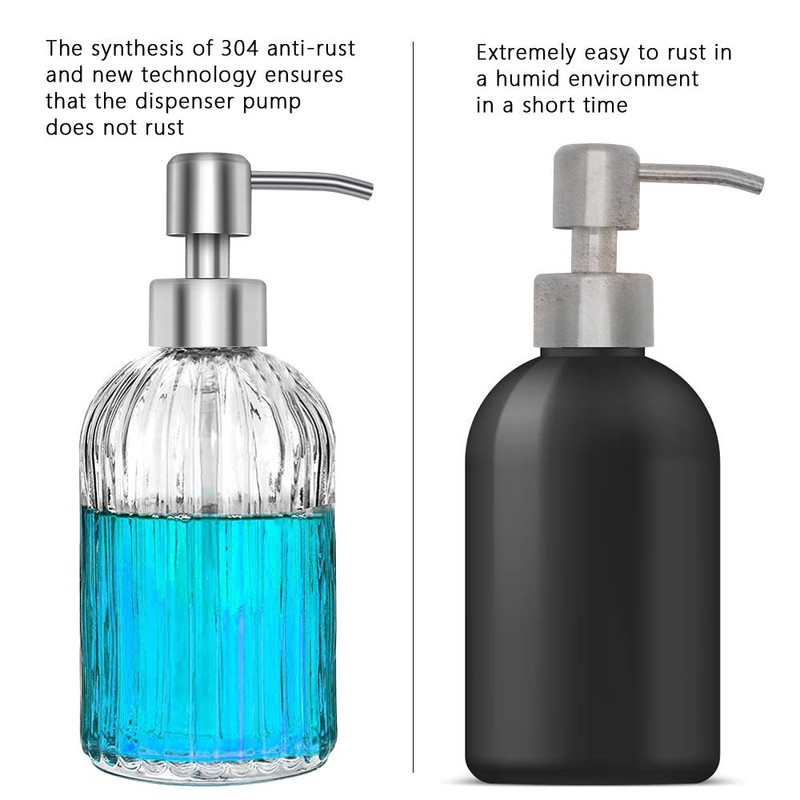Soap Dispenser Pump Replacement - HEXTEK Stainless Steel Soap and