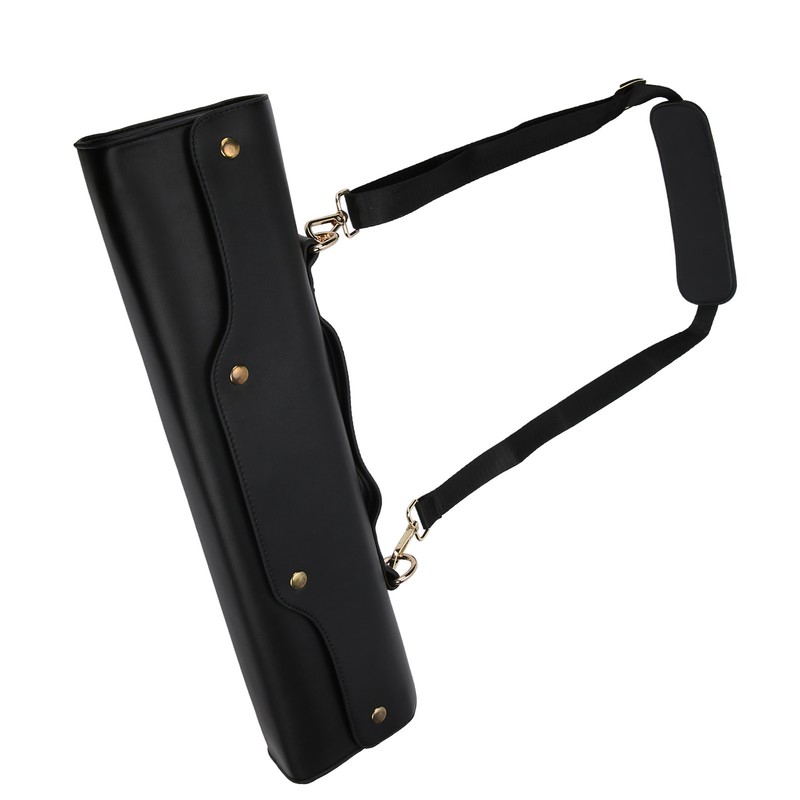Flute Carrying Bag Hand Synthetic Leather Wind Instrument Storage Case