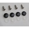 Stainless Steel License Plate Frame Self-Tapping Screws Fasteners ((4X) M6x20,