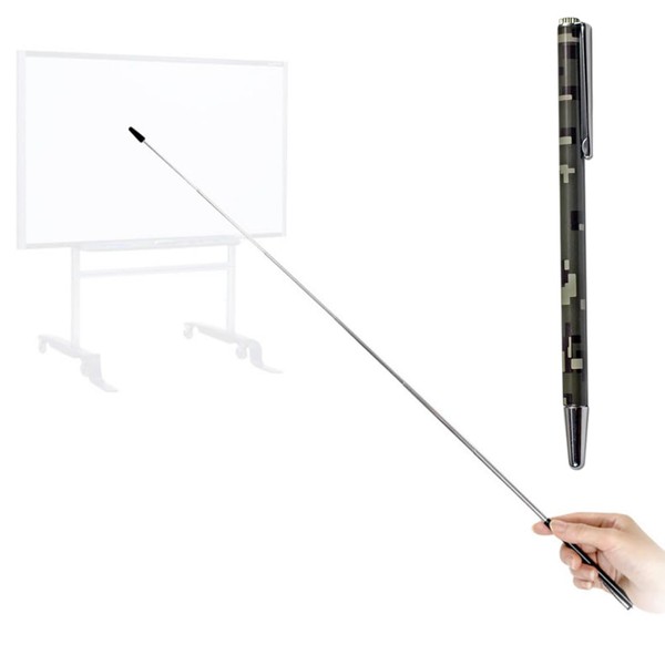 DAITET Telescopic Teachers Pointer,Teaching Pointer Stick for Classroom,Metal Hand Retractable