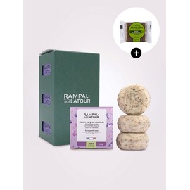 Sabon Ronde Natural Face Soap 125g Lavender Flower Set of 3 / 사봉롱드 천연 세수비누 125g 라벤다플라워 3개 세트