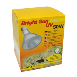 Lucky Reptile Bright Sun UV Desert Metal Halide Lamp for E27 Socket with UVA and UVB Radiation, 50 Watt (Ballast Required)