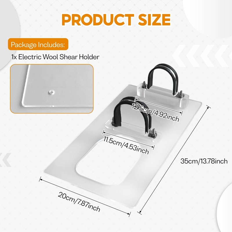 Fenteer Shearing Fur Machine Bracket Easy to Install Shearing Guide