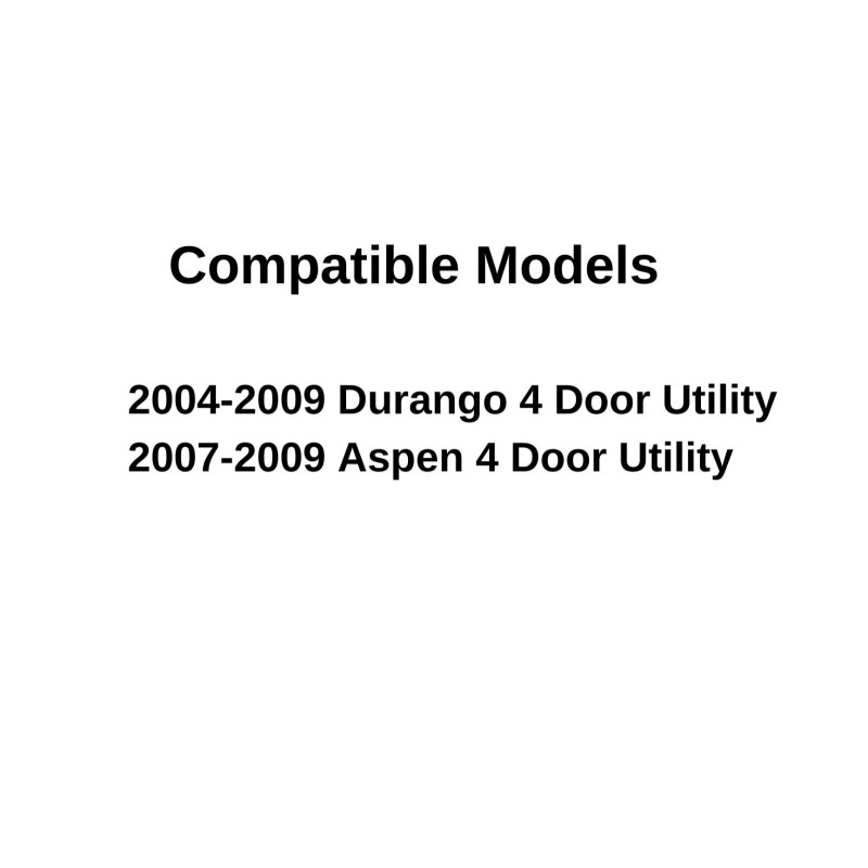 NAGD Fit 04-09 Dodge Durango,Chrysl