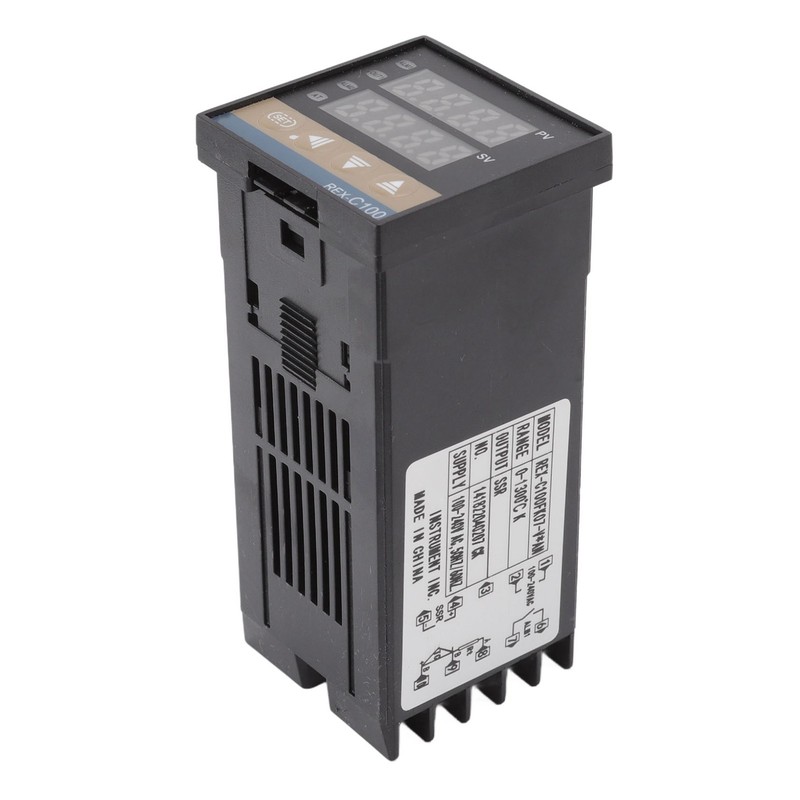 Digital PID Thermostat Temperature Controller Long 100V‑240V and 3.3ft M6