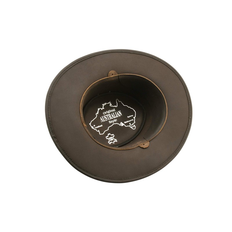 Black Jungle Sorrento Leather Western Hat Made of Best Full