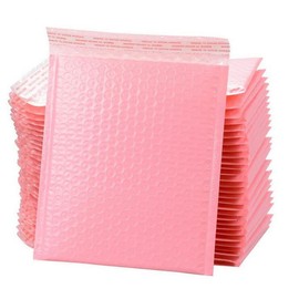 VEYLIN 16Pcs Poly Bubble Mailers, 15x20cm Padded Envelopes, Bubble Lined Wrap Polymailer Bags for Shipping(Pink)