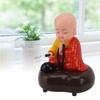Little Monk Figurine USB Charging 6 Songs Music LED Nodding