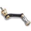 HEIGHTEN 1.7 inch (42 mm) Reel Handle 0.6 inch (15 mm) Knob Included, Shimano Daiwa Spinning Reel, Universal [Light Game Stream Fishing] Chess Series (Gunmetal & Gold) (758)