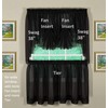 Today's Curtain Emelia Original Voile Tier Pair, 30", Black, 60"
