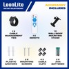 LEONLITE 3CCT Solar Powered Pendant Light, 50%/100% Dimmable, Auto Dusk