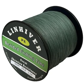 LinHiver Braided Fishing Line, Strong Power, Great Abrasion Resistance, Thin Diameter, No Stretch, Low Memory and High Sensitivity(328Yds, 50LB, 8 Strand)
