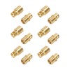 30 Sets Connector Plug 8.0 Gold Plated Brass High Accuracy