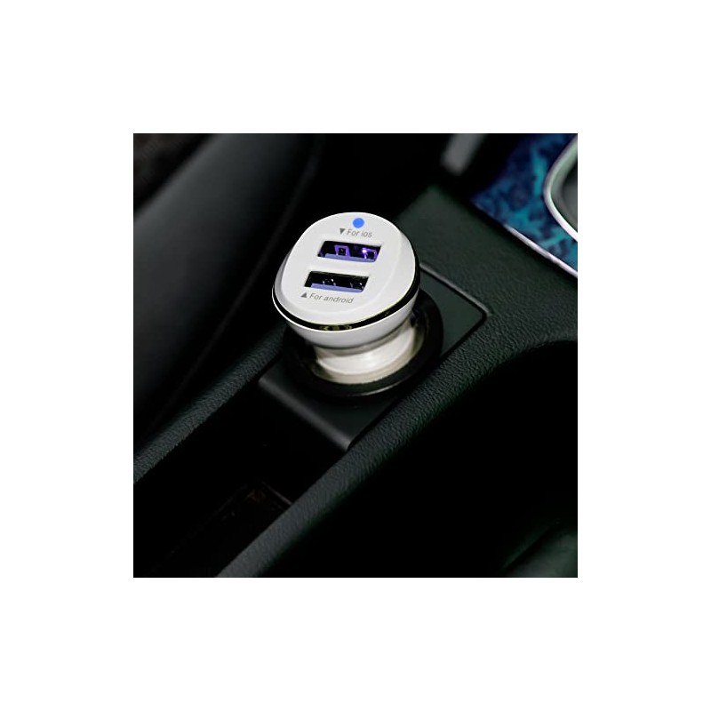 Lloyds Cargador de Auto USB Doble Puerto con Protección de