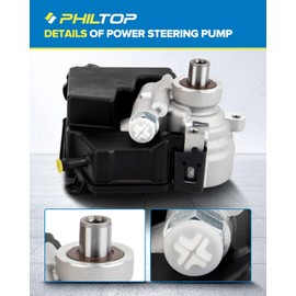 20-55982 Power Steering Pump for Grand Prix 2004-2008 3.8L, Impala 2004-2005 3.8L, Monte Carlo 2004-2005 3.8L, LaCrosse 3.8L, Power Asist Pump 10325212, 15295880, 2055982F