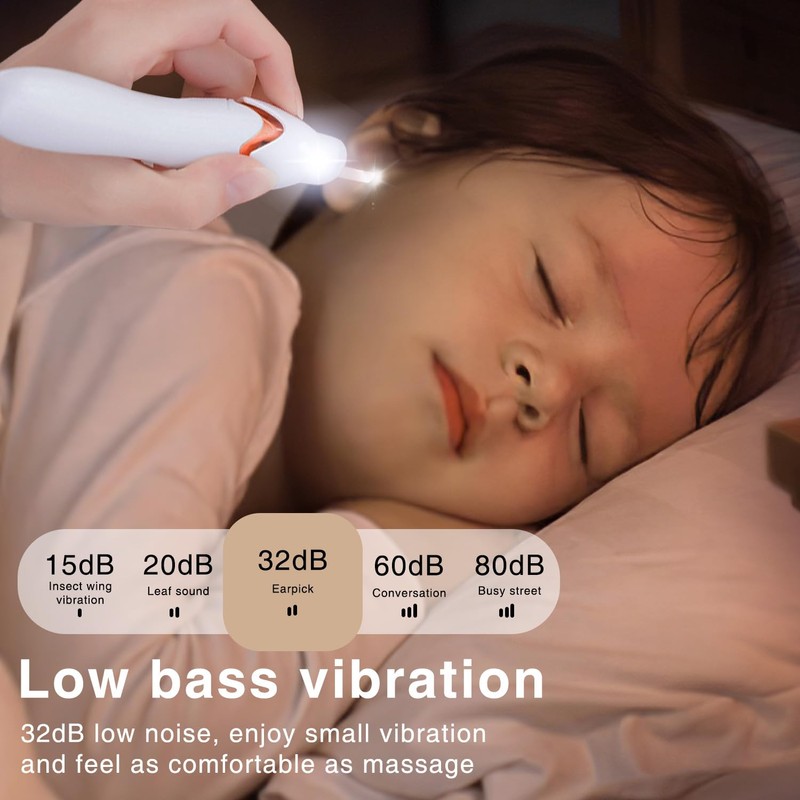 atnayo Ear Wax Remover, Portable Automatic Electric with Led Light