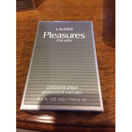 PLEASURES  Estee Lauder  Cologne for Men  3.4 oz  BRAND NEW IN RETAIL BOX