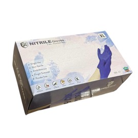 Nitrile Gloves 100 Ct Extra Large - Disposable, Powder-Free, Latex-Free For Industrial, Food Handling, Tattoo, Janitorial- Pack of 10