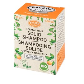 Balade en Provence Organic Solid Shampoo Bar | for Normal Hair | Orange blossom Scent | 40g