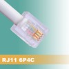 HPWFHPLF Two Way Telephone Splitters, 4 Pack RJ11 6P4C Male