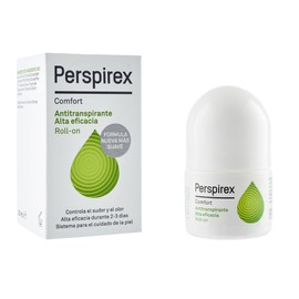 Perspirex Comfort Desodorante | Roll-on | Control de Sudoracion Intensa y Olor en Axilas |120 hrs o 5 Días de Protección | Hombre y Mujer | Roll-on 20 ml