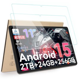 Hianjoo Pack of 2 Screen Protectors Compatible with Tabwee W90 / T90 11 Inch, Screen Protector Compatible with TABWEE W90 / T90 11 Inches, Anti-Scratch, Bubble-Free, 9H Hardness