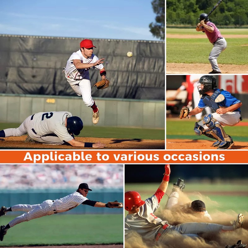 COOLOMG Mens Padded Baseball Sliding Shorts with Groin Cup Athletic
