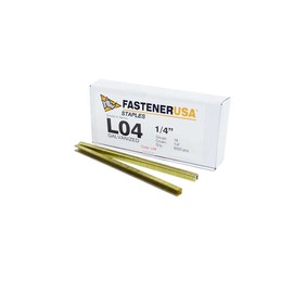 1/4" Leg x 1/4" Crown 18GA GALV L04 Staples 5,000ct