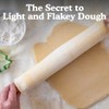 Regency Wraps Natural Pastry Cloth & Rolling Pin Cover Set,