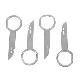 CD Radio Stereo Headunit Removal Release Extraction 4pcs Key Set, Double Single Din 6000 6006 Cdc for Ford Mondeo, Transit, Focus, Fiesta