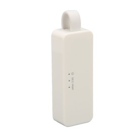 USB to RJ45 Adapter 2500M Plug and Play Portable Widely Compatible USB to Ethernet Adapter for Laptop Tablet Type C White