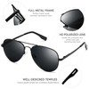 SUNGAIT Classic Pilot Sunglasses for Men Women Polarized UV400 Protection