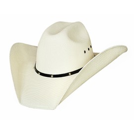 Bullhide Justin Moore Double Barrel Ace - (50X) Straw Cowboy Hat (7 3/8) Natural