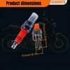 XSANMOTO Racing AC CDI Box,Ignition Coil,Spark Plug,Ignition Trio Kit,Kit for