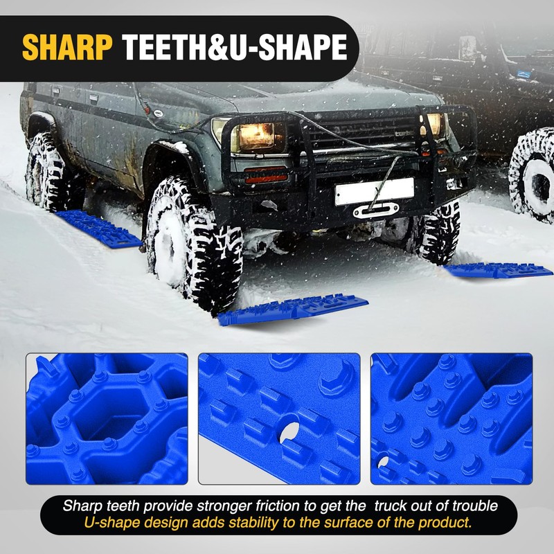 Nilight Recovery Off-road Traction Boards with Jack Lift Base Emergency