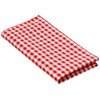 EBM ギンガム チェックナフキン 450×450 レッド